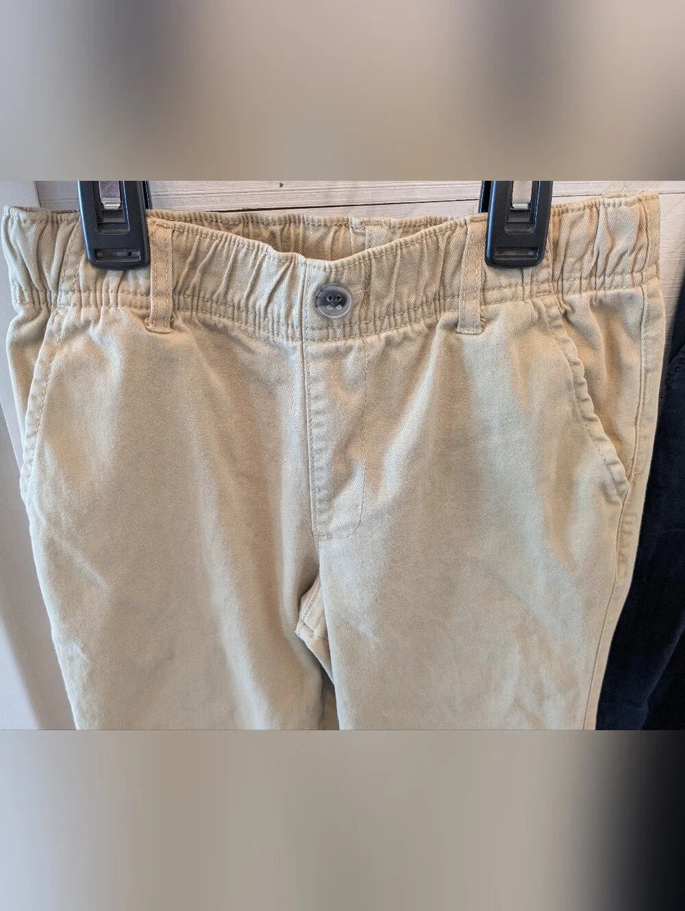 3️⃣ The Children's Place Boy's Pull-on Uniform Chinos - Navy & Khaki; Size: 8